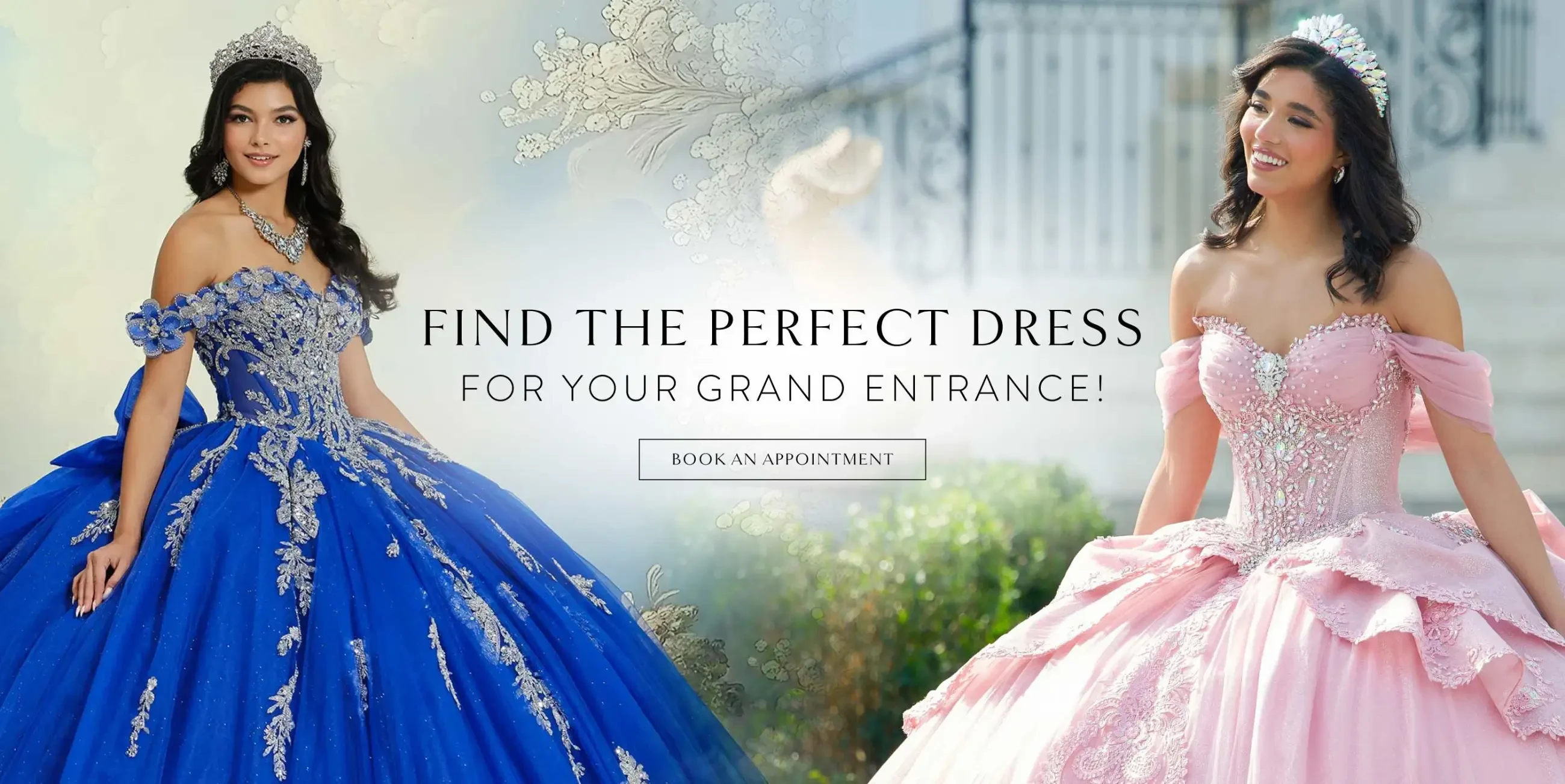 Quinceañera Spring 2025 desktop banner